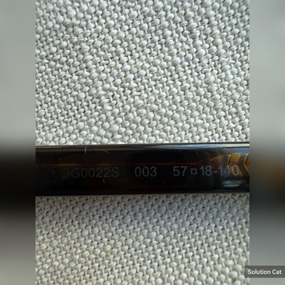 Gucci GG0022S Tortoiseshell Oversized Square Sunglasses - Picture 8 of 10